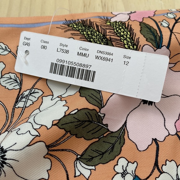 NWT JCrew midi floral slip skirt - Picture 2 of 6